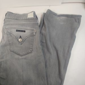 Hudson Beth Baby Boot Gray Jeans 30 Waist